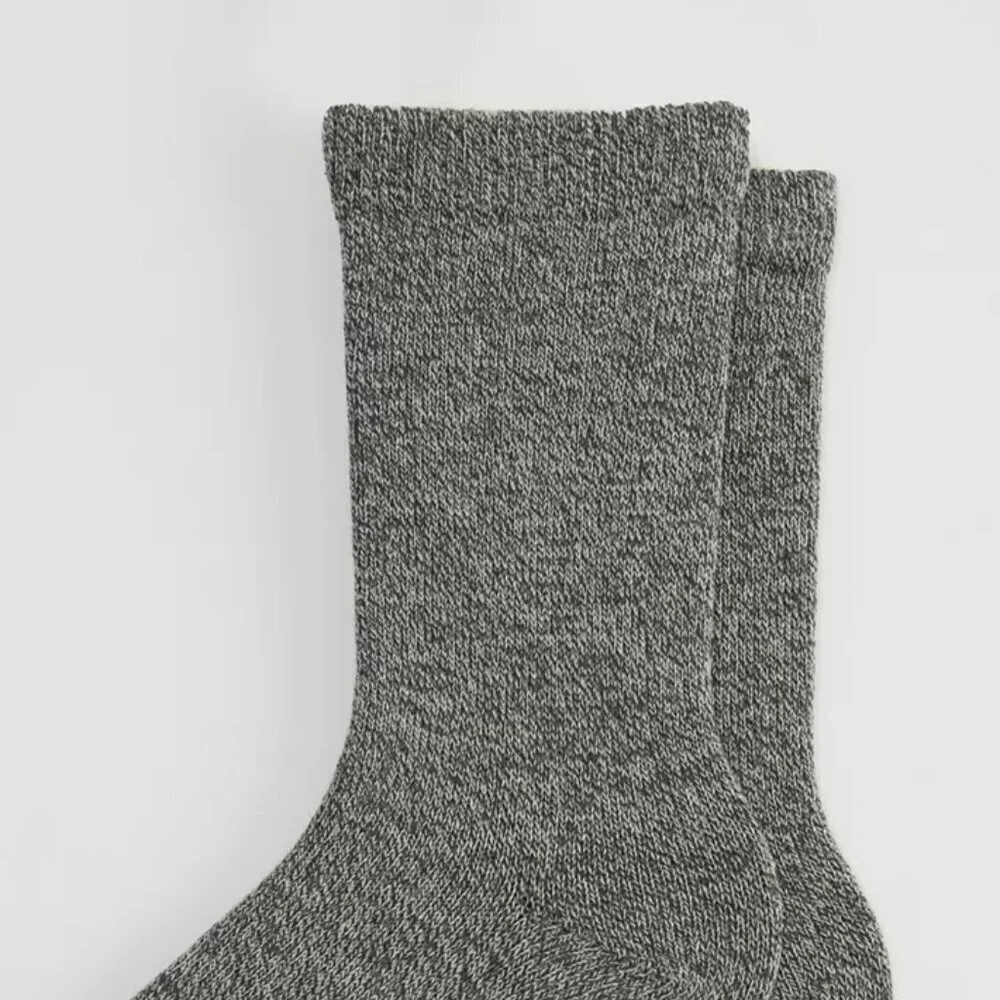 NWT Urban Outfitters Soft Marled Knit Grey Crew Socks